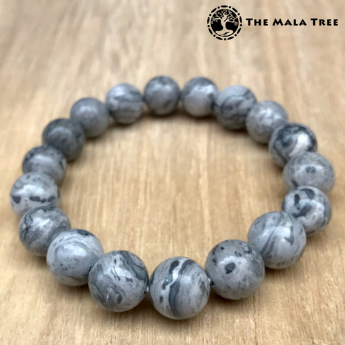 GRAY JASPER Bracelet