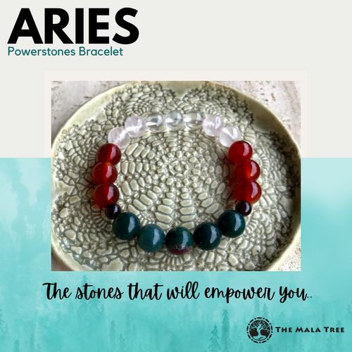 ARIES Zodiac Powerstones Bracelet