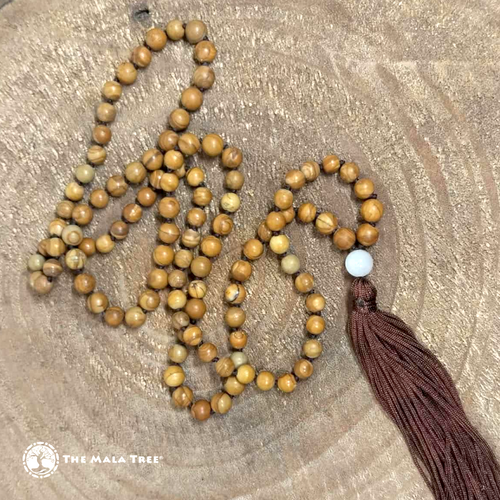 WOOD JASPER Classic 108 Japa Mala