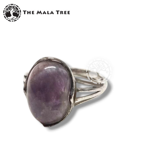 AMETHYST Ring Set in Silver