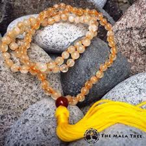 CITRINE Classic 108 Japa Mala CITRINE Classic 108 Japa Mala