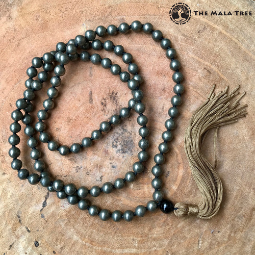 PYRITE Classic 108 Japa Mala PYRITE Classic 108 Japa Mala