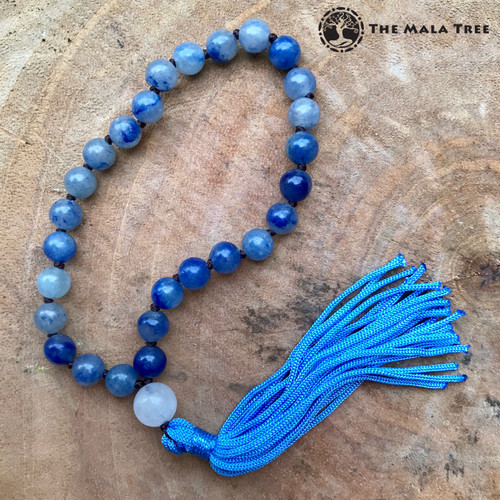 BLUE AVENTURINE Wrist Mala