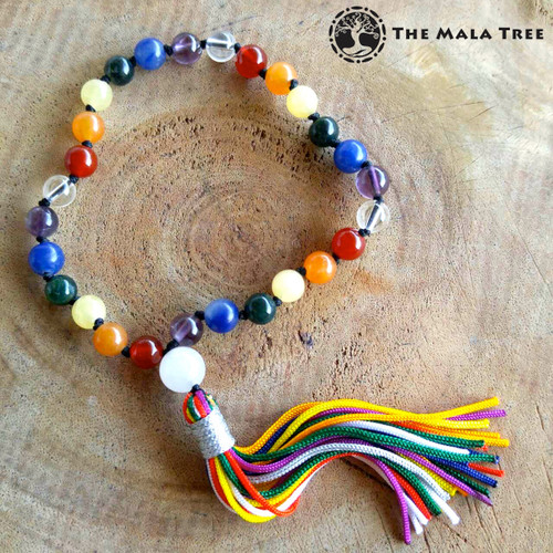 SEVEN CHAKRA Wrist Mala