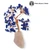 LAPIS LAZULI Gem Tree on Rose Quartz