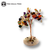 MIXED GEMSTONES Gem Tree on a Round Disc (4 Inches)