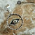 Auspicious Evil Eye Silver Pendant