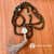 BRONZITE with JADE Buddha of Happiness Guru, JADE Markers & Gold Tibetan Style Mala