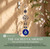  Flower and Tree Of Life Protection with Evil Eye WALL CHARM/AMULET
