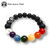 LAVA STONE Seven Chakra Bracelet