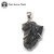 Silver-Clawed Raw Shungite Pendant #3 (Set in High-Quality Silver / Lone Piece)