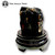 RAW BLACK TOURMALINE on Wooden Stand (Choose Below)