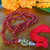 RED CARNELIAN OM Bespangled 108 Mala