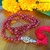 RED CARNELIAN OM Bespangled 108 Mala