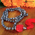 LABRADORITE & CINNABAR ELEPHANT Bespangled 108 Mala