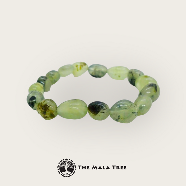 PREHNITEf Tumbled Stone Bracelet