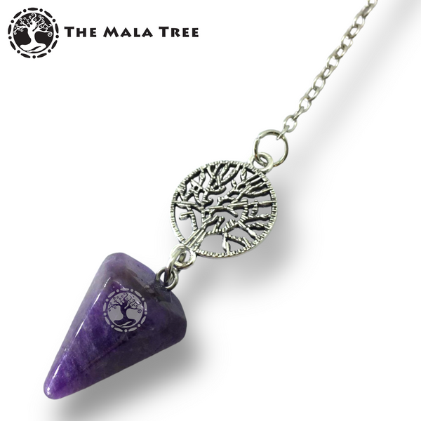 AMETHYST Tree of Life Pendulum