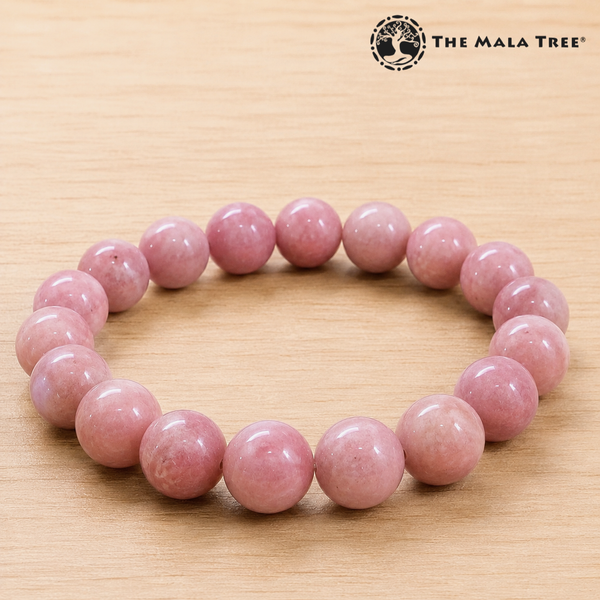 RHODONITE Bracelet 10mm (Light)