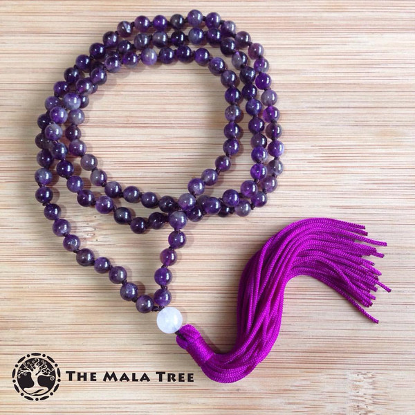 AMETHYST Classic 108 Japa Mala