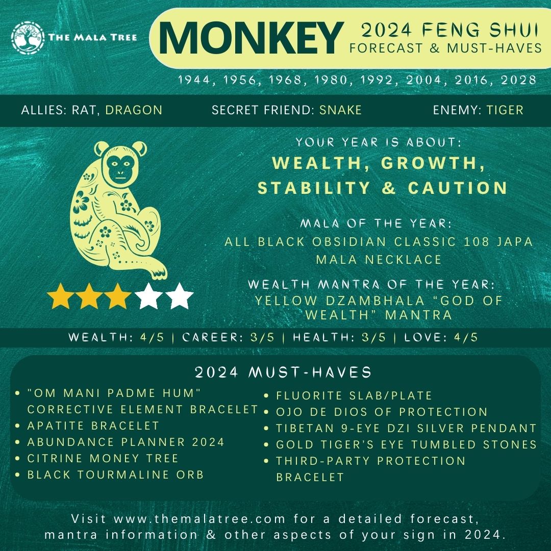 MONKEY 2024 Feng Shui By The Mala Tree Crystal Shop Best Crystal Shop   9 Monkey 2024 Annual Feng Shui Forecast By The Mala Tree Philippines Best Crystal Shop Healing Crystals And Gemstones Lillian Too World Of Feng Shui  