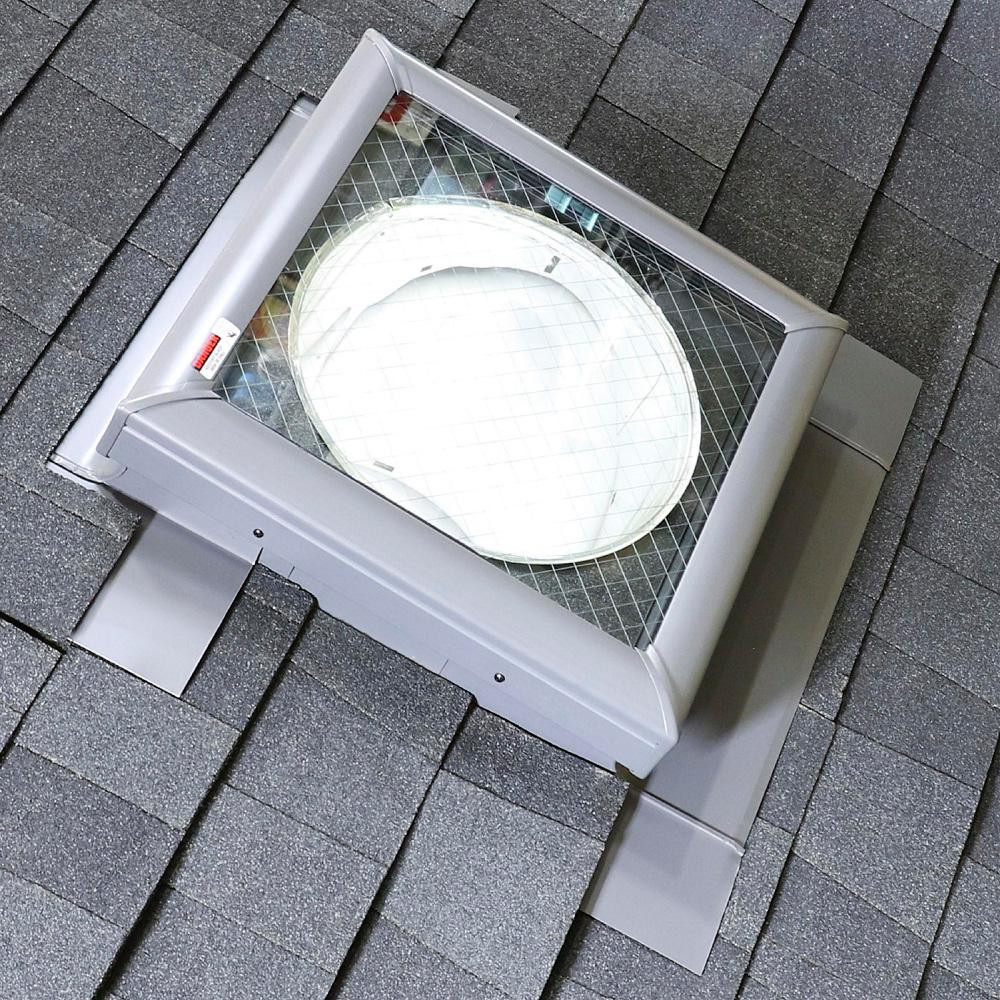 VELUX TZRL 014 Wildfire Glass Curb Mount Sun Tunnel with ECL