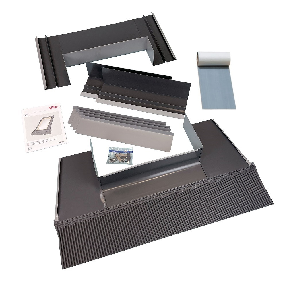 UFO10 SSパネル 2セット VELUX ECW 014Z Tile Roof Flashing Kit for TZR Sun Tunnel Skylight