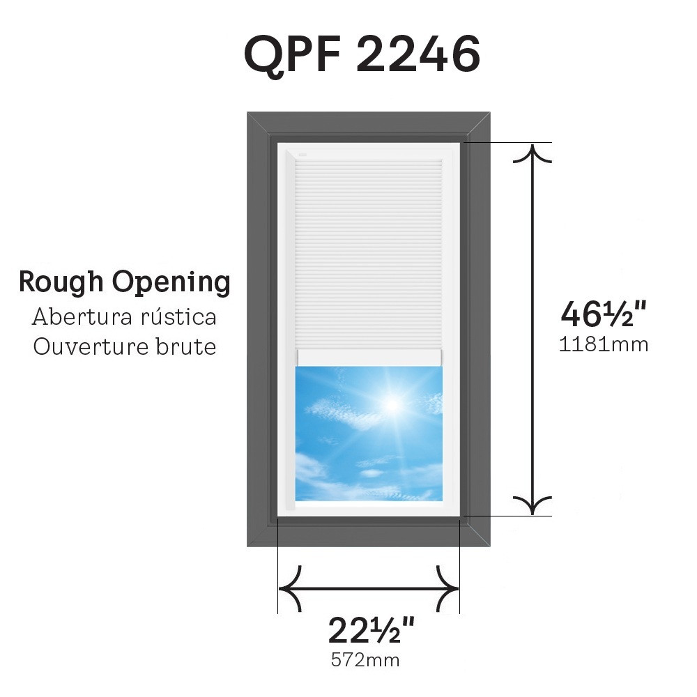 VELUX QPF 2246 Self Flashed Fixed Skylight | SolarSkylights.com