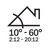 10-60 degrees roof pitch required 10-60 degrees roof pitch required