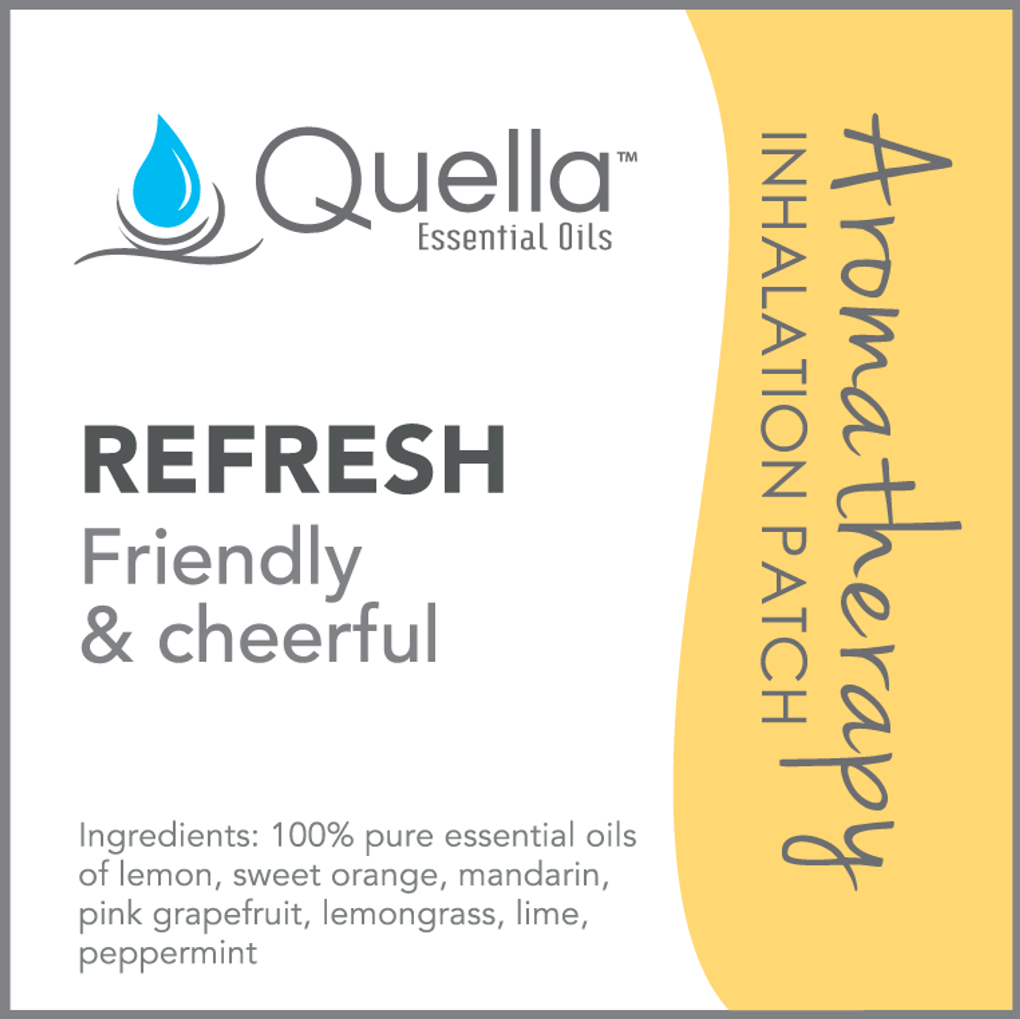 Refreshed Essential Oil - Blend Of Lime, Peppermint, Orange Oils