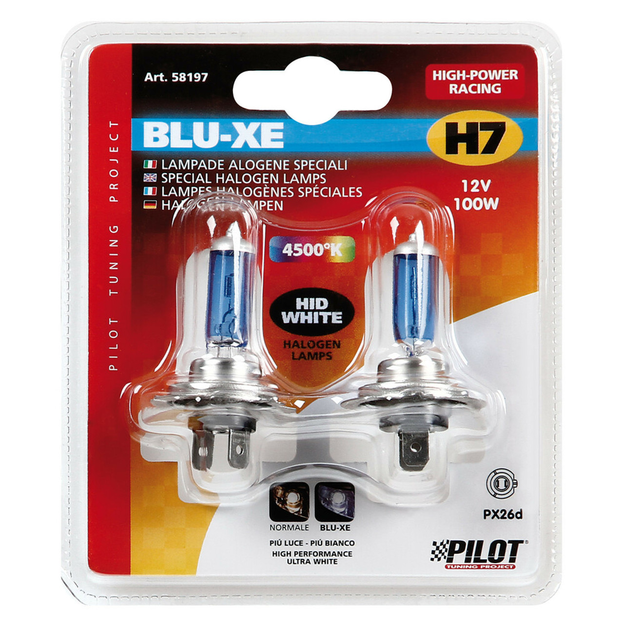 Pilot - Lampada alogena BLU-XE H7 100W 2 pz - CZ Store