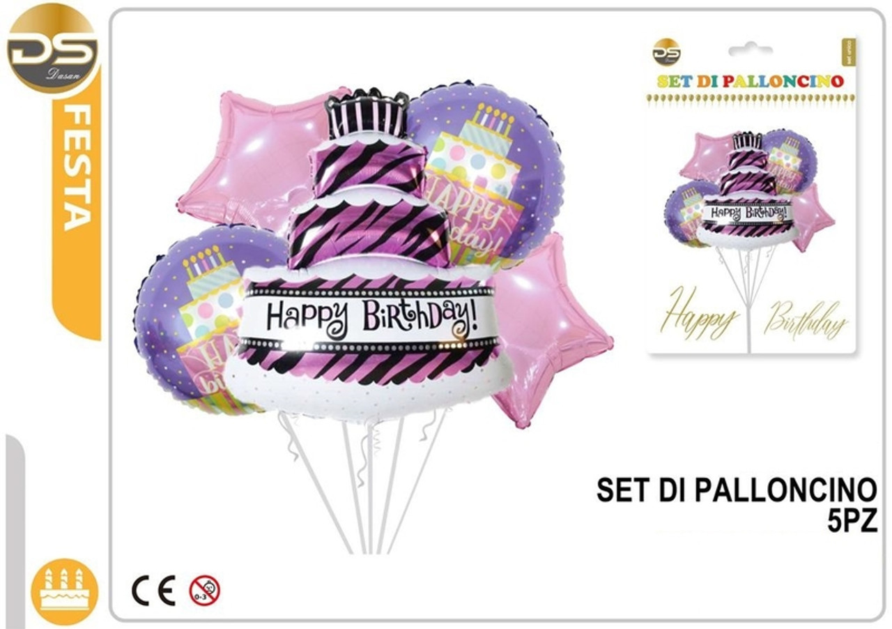 Dz - Set Palloncini Happy Birthday - CZ Store