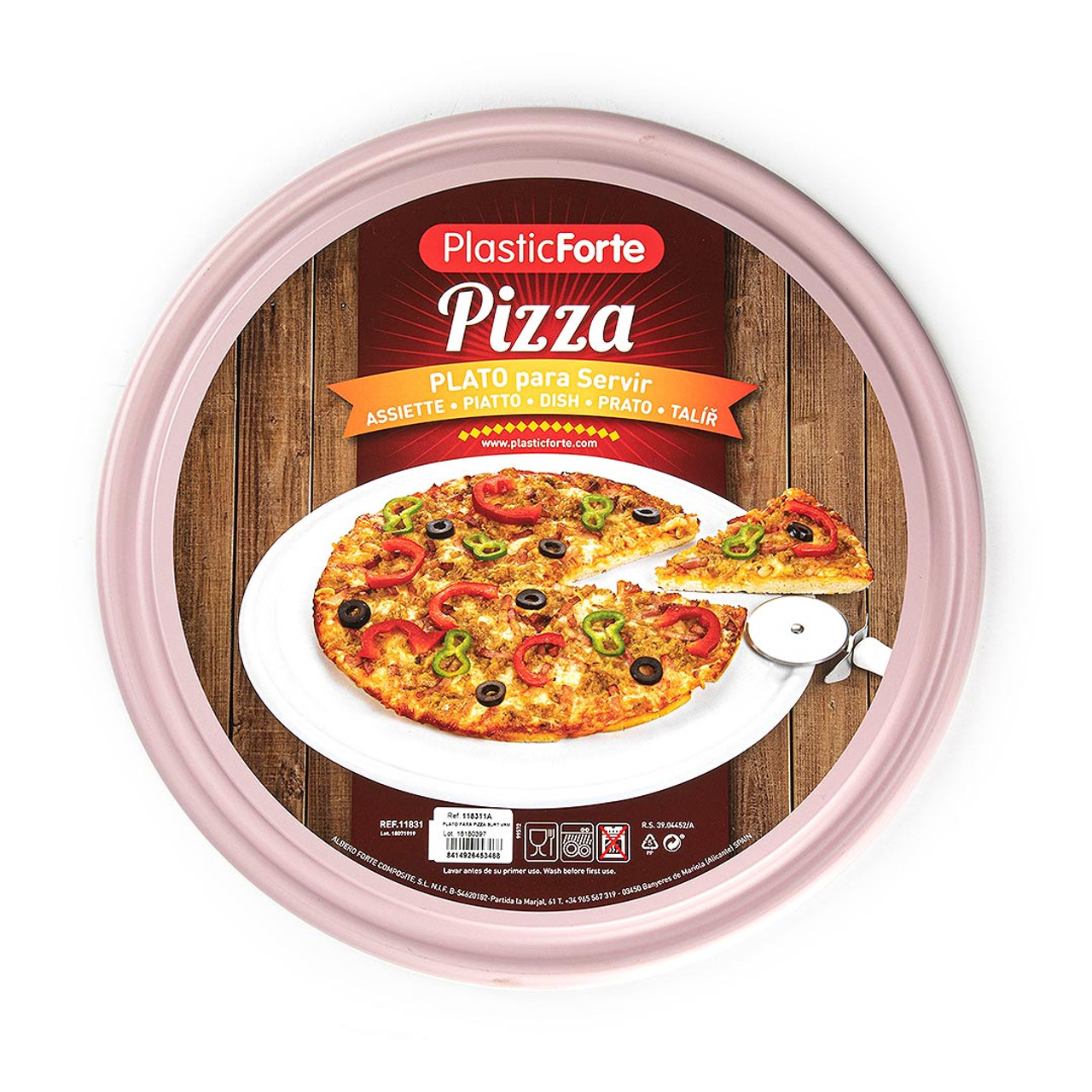 PlasticForte® - Piatto Per Pizza Surt Vrm