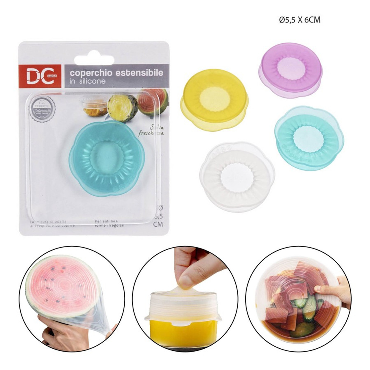 Coperchio In Silicone Estendibile 5.5Cm - Dc Casa