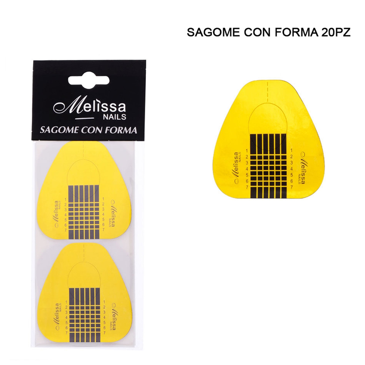 Melissa - Cartine Per Ricostruzione Unghie 20Pz - CZ Store