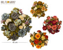 Bel Flowers® Bush Xl Rosa Cabage/Ortensia - Box - H50 45Cm