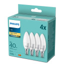 Philips - Lampadina Dis Led Candela 40W E14 2700K 4Pz