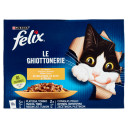 Felix - Ghiottonerie Le Varietà Platessa/Tonno e Coniglio/Pollo Gr.85X10