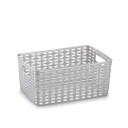 Cesta Rattan grigia