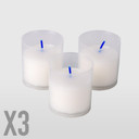 Lumini Confezione da  3 pezzi  Durata 20H Bianco