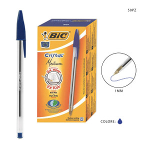 Bic - Penna Sfera Cristal 1Mm Blu