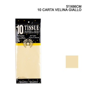 Dc Carta Velina 51X66Cm 10FF Giallo