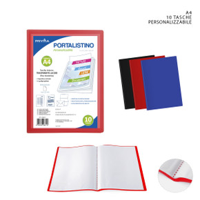 Pryma - Portalistino flessibile/peronal  A4 10 tasche