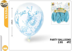 Dz - Party Balloons 30Cm 4Pz3