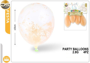 Dz - Party Balloons 30Cm 4Pz5