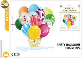 Dz - Party Balloons 30Cm 15Pz2