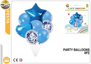 Dz - Party Set 8Pz Palloncini Per Festa4