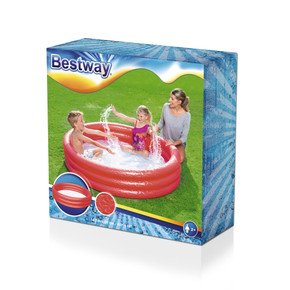 Bestway - Piscina Tinta Unita 3 Anelli Ø1,52 M X 30 Cm