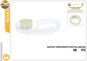 Dz - Party Nastro Trasparente Per Palloncino 1Pz