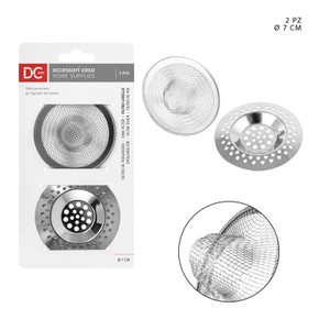 Dc Filtro Lavello Acciaio 7Cm 2Pz