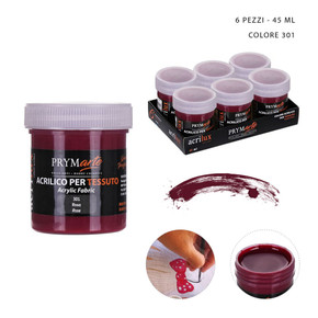 Pryma - Colore acrilico Tessuto 45Ml N.301 rosa